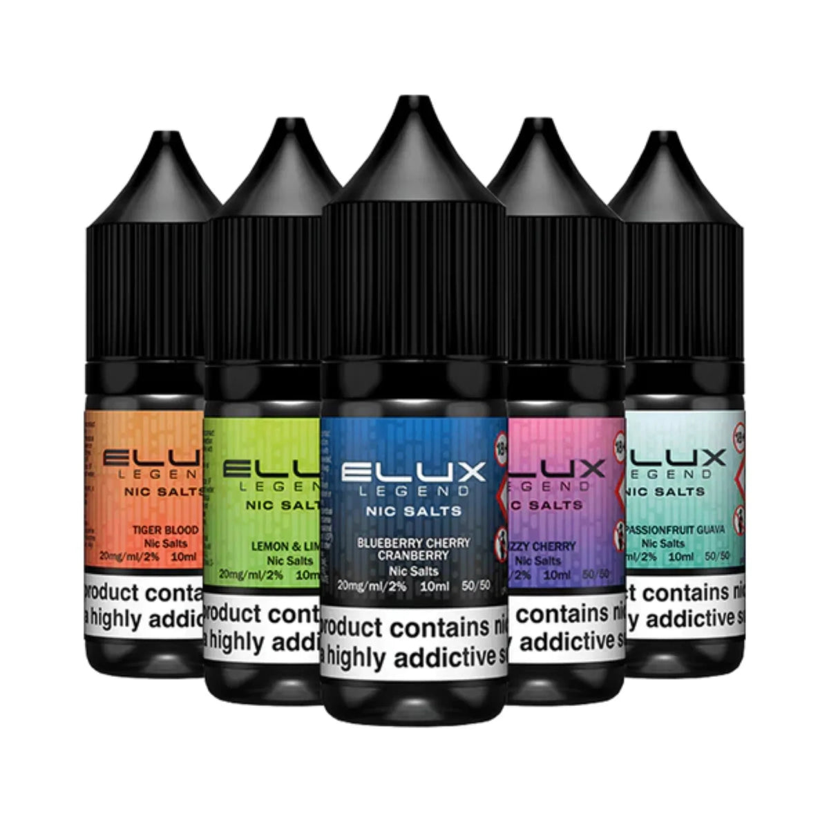Elux Nic Salt Vape Liquid 10 Bottles for 20.50  eJuicey & Wholesale Coils