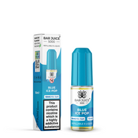 Blue Ice Pop Nic Salt E-Liquid by Bar Juice 5000 - Refreshing Blueberry Ice Candy Flavour in Various Strengths