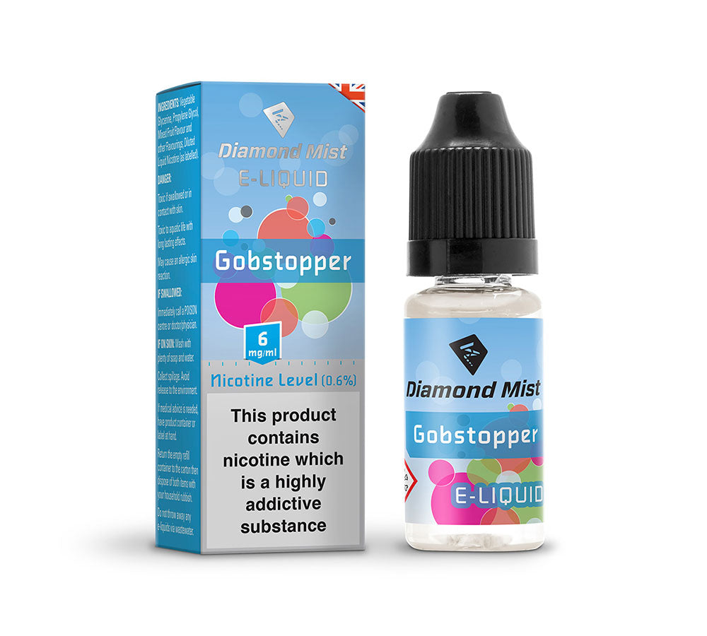 Diamond Mist Gobstopper E-Liquid 10ml  eJuicey & Wholesale Coils