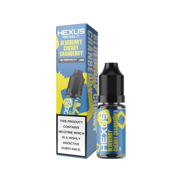 HEXUS NIC SALTS BLUEBERRY CHERRY CRANBERRY