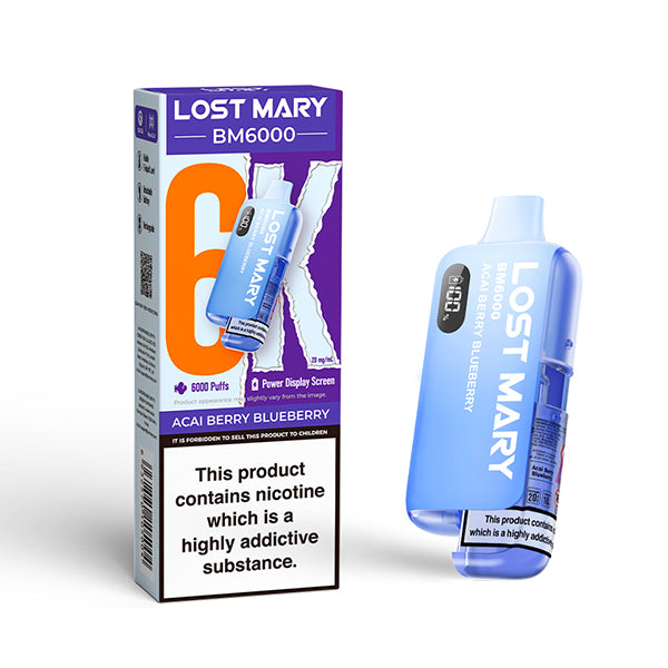 ACAI BERRY BLUEBERRY LOT MARY BM6000 5 PACK OR 10 PACK