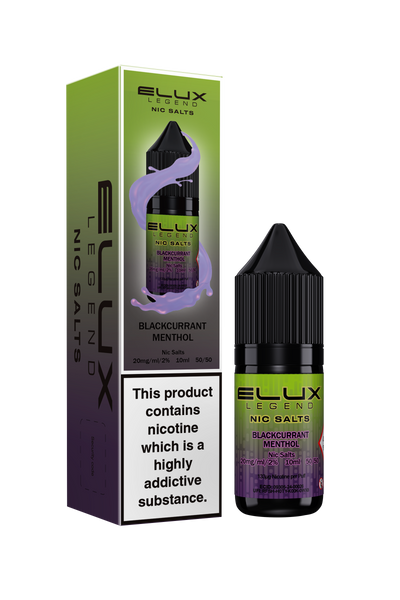 ELUX BLACKCURRANT MENTHOL 10MG 20MG