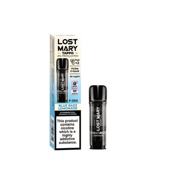 LOST MARY TAPPO PODS - BLUE RAZZ LEMONADE FLAVOUR