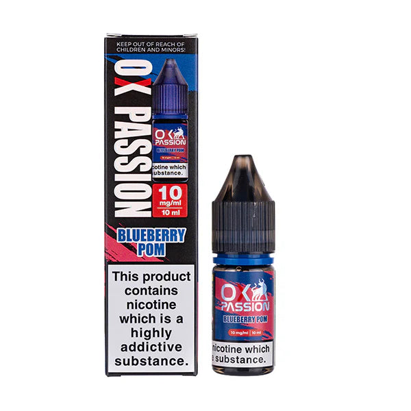 BLUEBERRY POM OX PASSION NIC SALT LIQUID BY OXVA