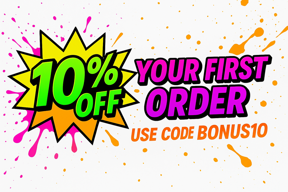 10% OFF your first order with code BONUS10