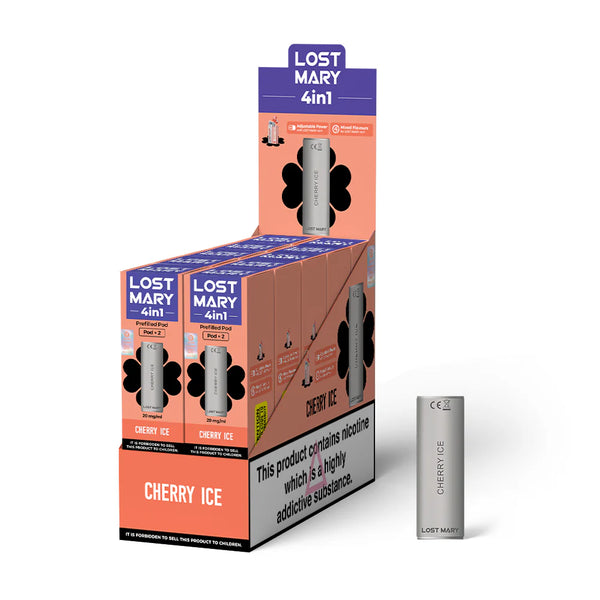 CHERRY ICE LOST MARY 4 IN 1 REPLACEMENT PODS (2PK)