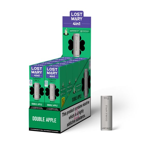 DOUBLE APPLE LOST MARY 4 IN 1 PODS (2PK)