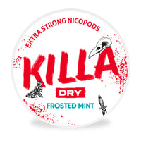FROSTED MINT KILLA DRY NICOTINE POUCHES 16MG