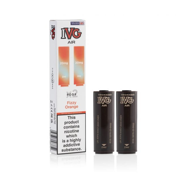Fizzy Orange IVG Air Pods - 5 packs or 10 packs