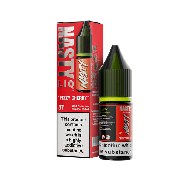 Fizzy Cherry Nasty Liq Nic Salts 10mg 20mg 