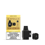 Gold Bar Apollo Tank & Refill – 10 Flavours | Premium Vaping Experience