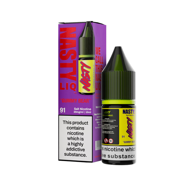 Gummy Bear Nasty-Liq Nic Salts 10mg 20mg (10pk)