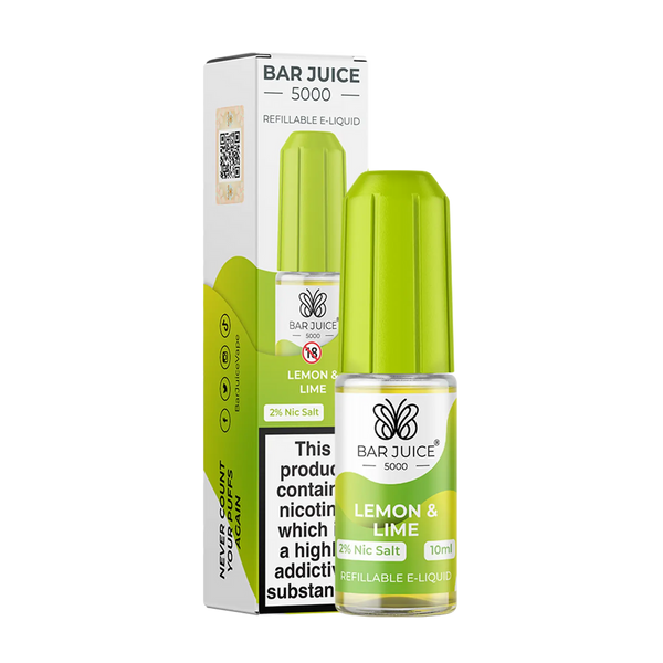 LEMON & LIME BAR JUICE 5000 NIC SALT LIQUID