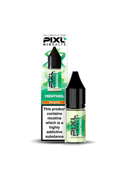 Menthol PIXL Nic Salts 10mg and 20mg Nicotine Salts available in 5 packs or 10 packs