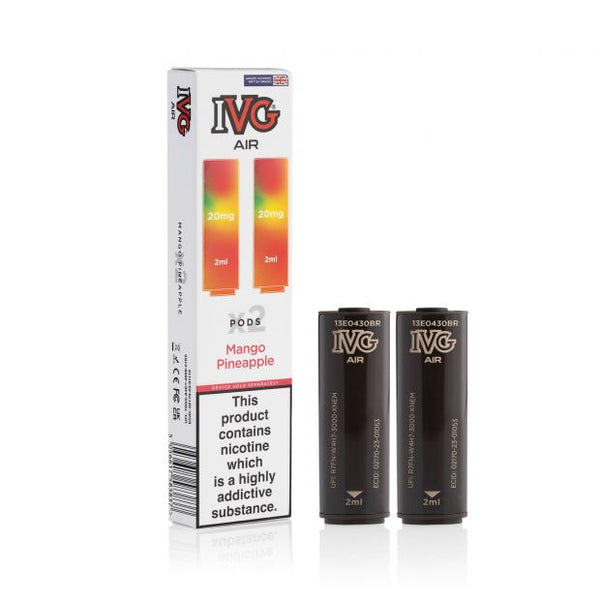 Mango Pineapple IVG Air Pods - 5 packs or 10 packs 
