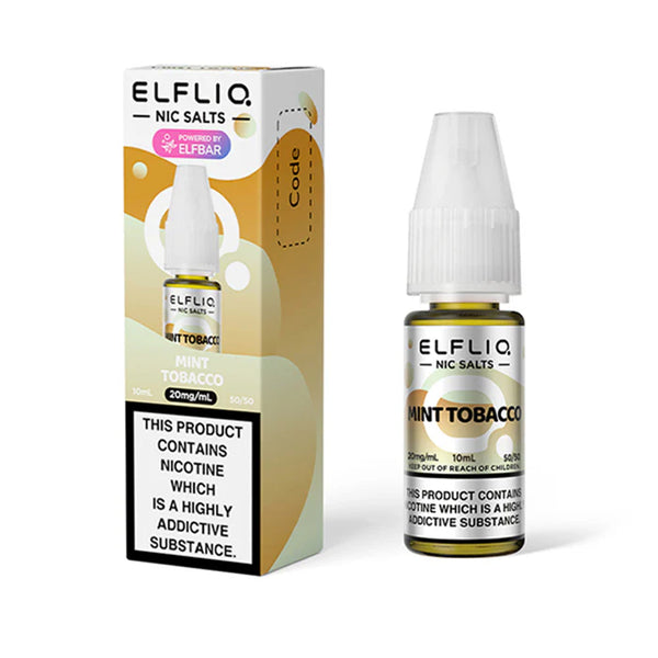 MINT TOBACCO ELFLIQ E-LIQUID 5MG 10MG 20MG