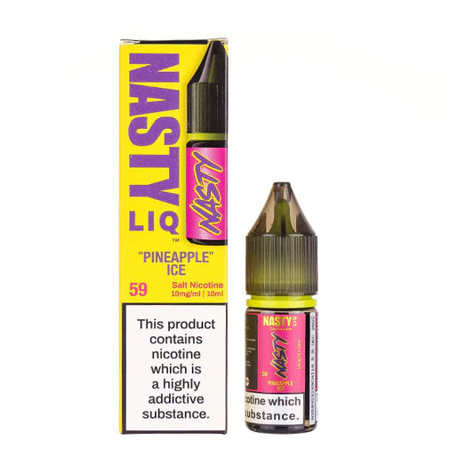 PINEAPPLE ICE NASTY LIQ NIC SALT 10MG 20MG