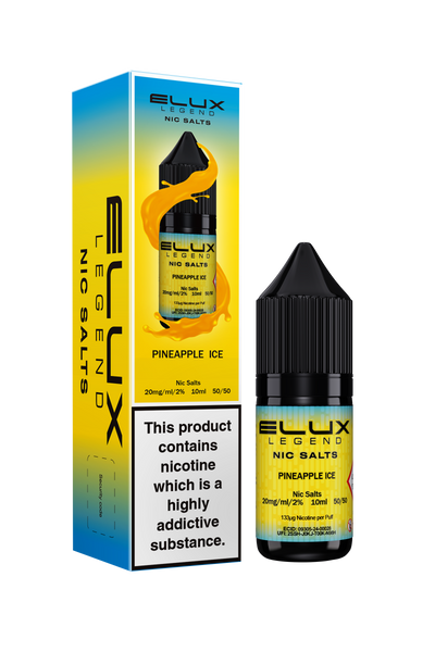 ELUX PINEAPPLE ICE NIC SALT 10MG 20MG 10 PACK