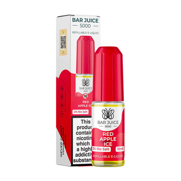 RED APPLE ICE BAR JUICE 5000 VAPE JUICE