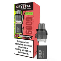 SOUR PINEAPPLE CRYSTAL CL6000 REFILL PODS (PACK OF 4)