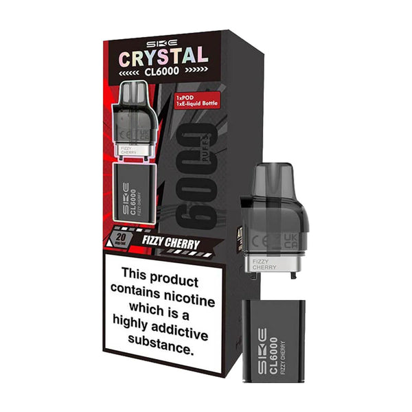 FIZZY CHERRY CRYSTAL CL6000 REFILL PODS (PACK OF 4)