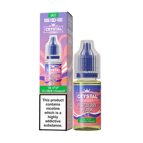 BLUEBERRY PEACH ICE SKE CRYSTAL V2 VAPE LIQUID 10MG 20MG