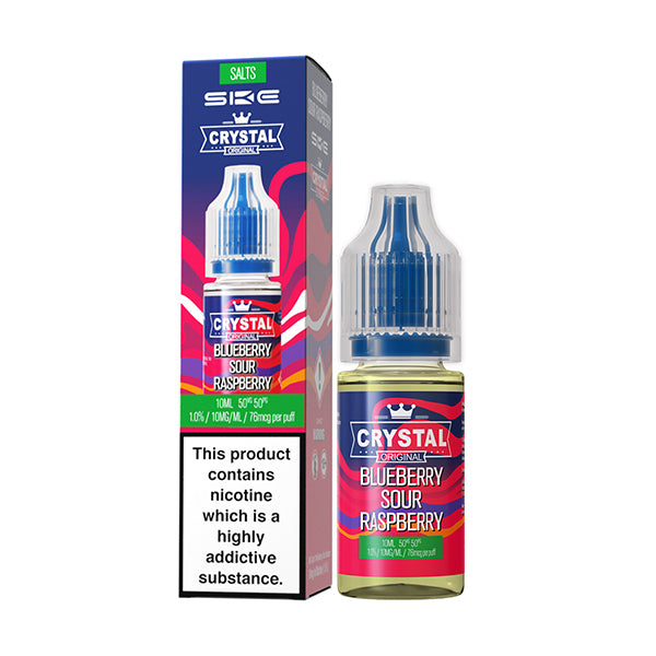 BLUEBERRY SOUR RASPBERRY SKE CRYSTAL V2 VAPE LIQUID 10MG 20MG