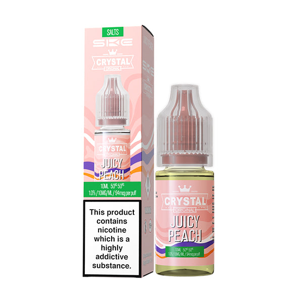 JUICY PEACH SKE CRYSTAL V2 VAPE JUICE 10MG 20MG