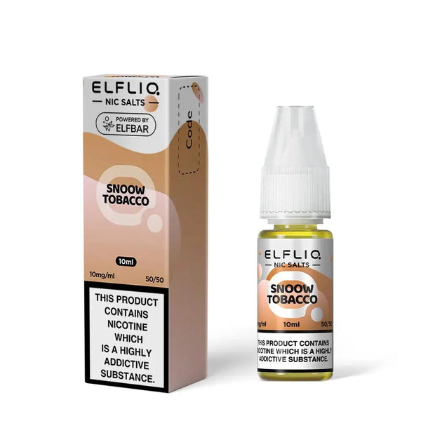 Snow Tobacco elfliq e-liquid 5mg 10mg 20mg