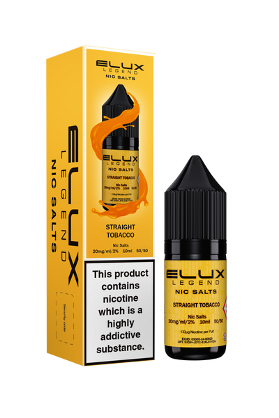 ELUX STRAIGHT TOBACCO NIC SALT 10MG 20MG