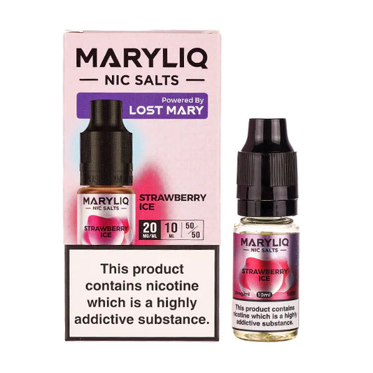 STRAWBERRY ICE MARYLIQ VAPE JUICE BY LOST MARY