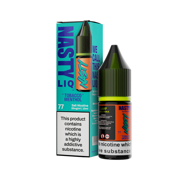 TOBACCO MENTHOL NASTY-LIQ-NIC SALTS 10MG 20MG