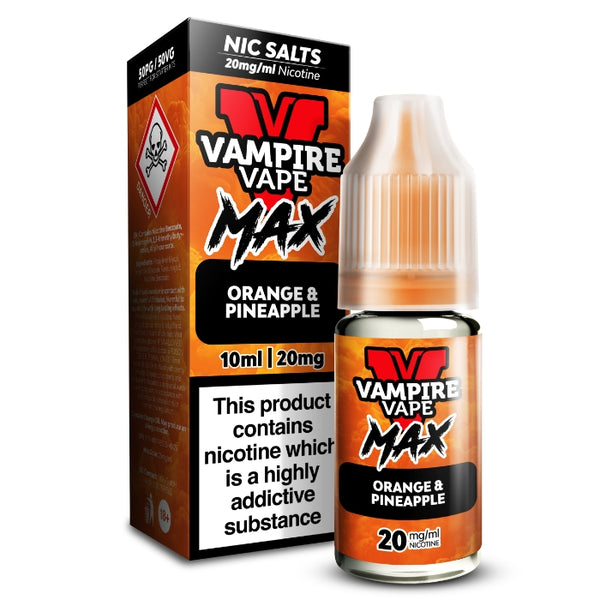 Orange & Pineapple VV Max Nic Salt | Vampire Vape 10ml – eJuicey ...