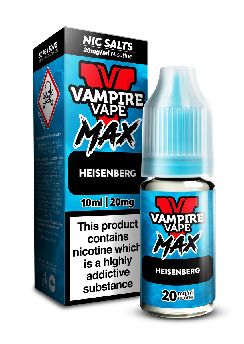 Heisenberg VV MAX nic salts by Vampire Vape