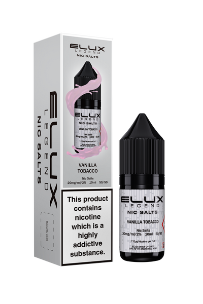 ELUX VANILLA TOBACCO NIC SALT 10MG 20MG 10 PACK