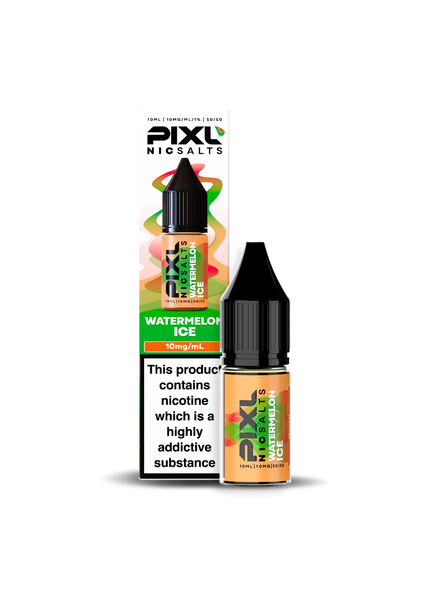 Watermelon Ice PIXL Nic Salts 10mg 20mg in 5 or 10 packs.
