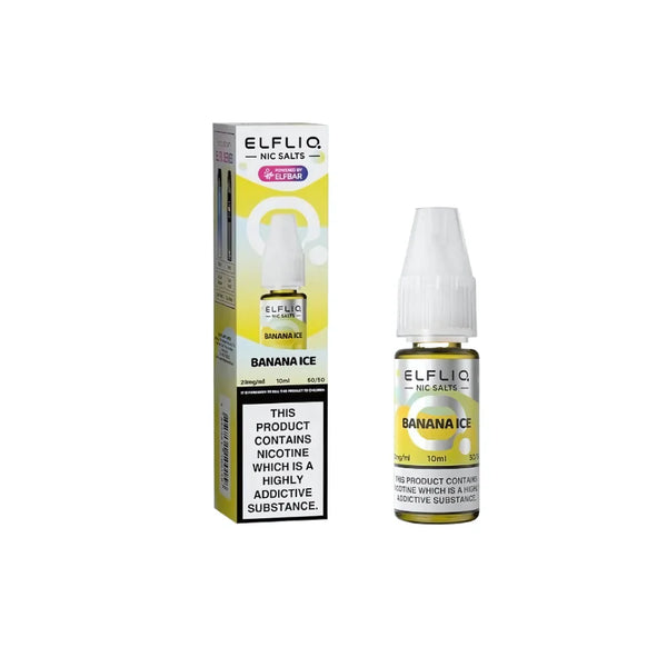 BANANA ICE ELFLIQ ELIQUID 5MG 10MG 20MG