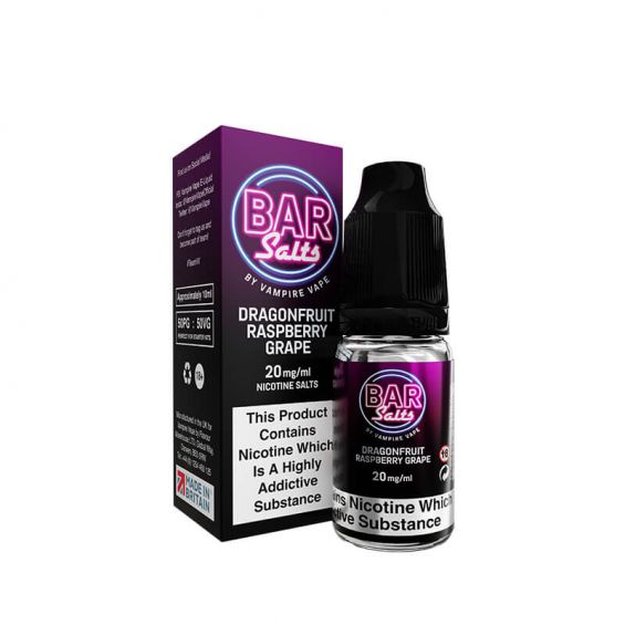 DRAGONFRUIT RASPBERRY GRAPE BAR SALTS BY VAMPIRE VAPE (PACK 10)