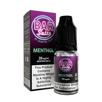 menthol bar salts by vampire vape