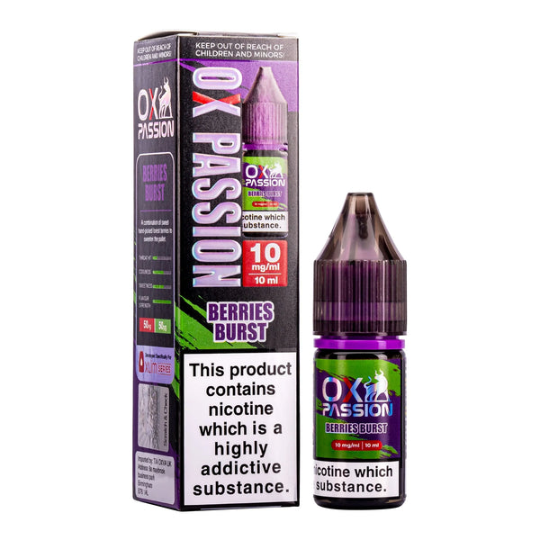 Berries Burst Ox Passion Nic Salt Liquid by OXVA