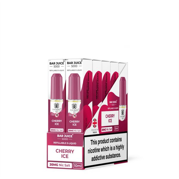 CHERRY ICE BAR JUICE 5000 NIC SALT LIQUID - BULK OFFERS