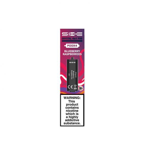SKE Crystal 4 in 1 Pods - Blueberry Raspberries