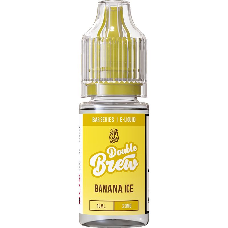 Banana Ice Double Brew Bar Series Nic Salts  5mg, 10mg & 20mg Strengt   eJuicey & Wholesale Coils