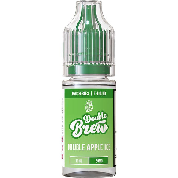 DOUBLE APPLE ICE DOUBLE BREW BAR SERIES NIC SALTS