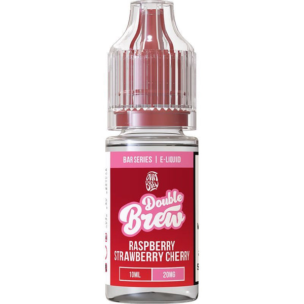 RASPBERRY STRAWBERRY CHERRY DOUBLE BREW BAR SERIES NIC SALTS