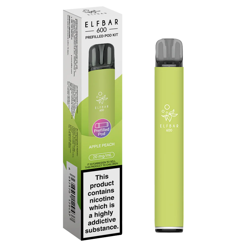 Elf Bar 600 Prefilled Pod Kits - Ban Compliant (5pk or 10pk) – eJuicey ...