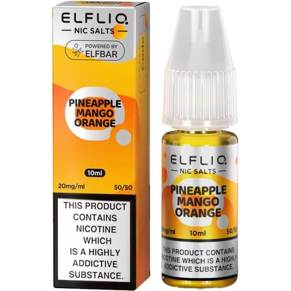 PINEAPPLE MANGO ORANGE ELFLIQ E-LIQUID 5MG 10 MG 20MG