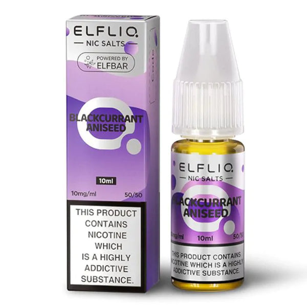 ElfLiq Blackcurrant Aniseed e-liquid 5mg 10mg 20mg