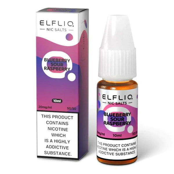 blueberry sour raspberry elfliq e-liquid 5mg 10mg 20mg
