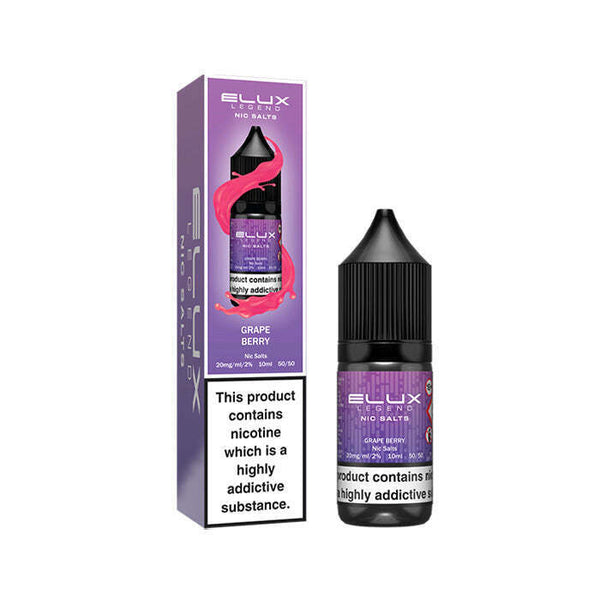 ELUX GRAPE BERRY NIC SALT VAPE LIQUID